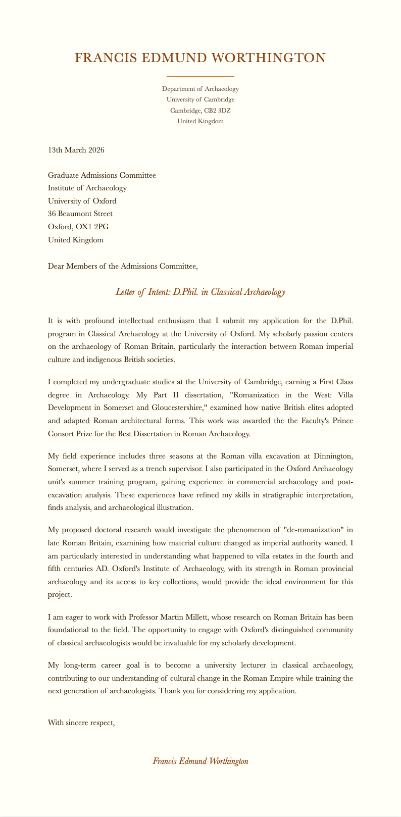 Copper bronze academic